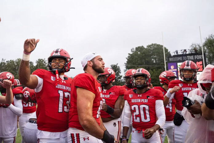#8 Austin Peay State University Football Pushes #2 Tarleton State in Hard-Fought Loss. (APSU Sports Information)