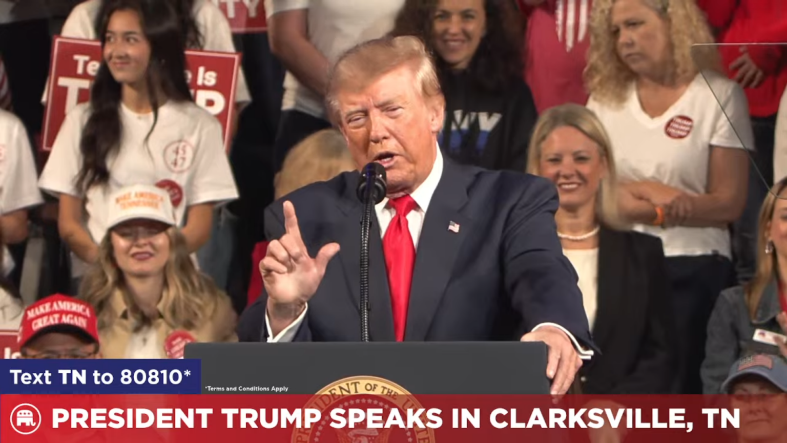President Donald Trump Touts Korea Zinc, Fort Campbell and Memphis Task ...